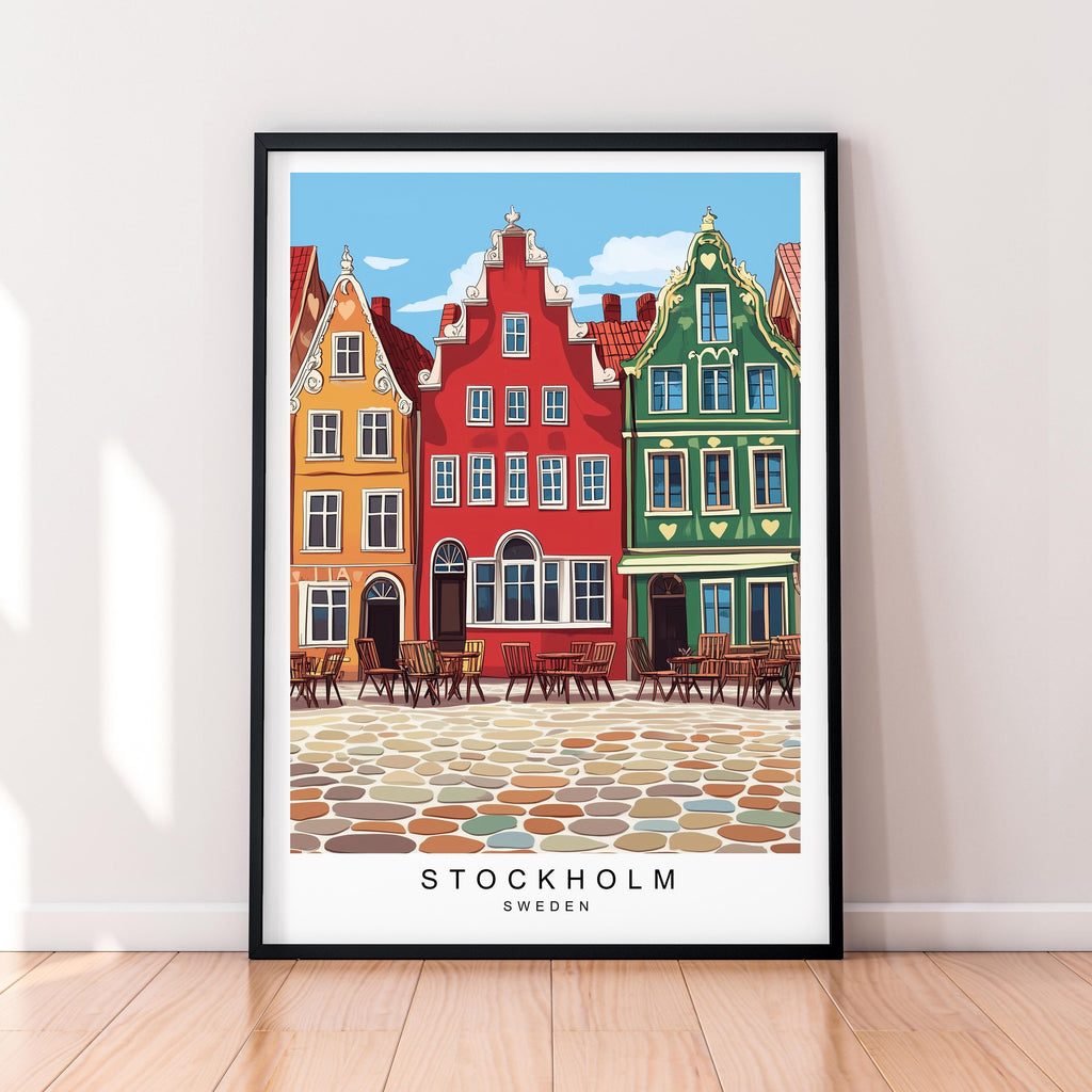 Stockholm Winter Print Wall Decor Stockholm Poster Wall Art Gift Unframed Print