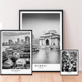 Mumbai City Print Picture Poster Print Minimalist Home Mumbai India Poster Wall Décor