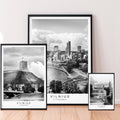 Vilnius Print Poster Town City Print Home Vilnius Lithuania Poster Wall Decor
