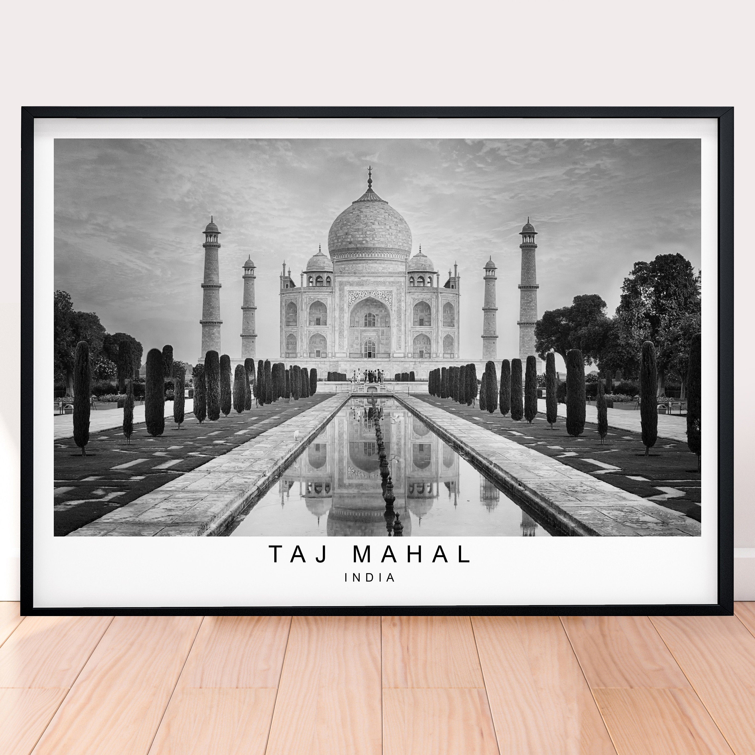 Agra India Print Travel Poster Minimalist Agra Travel Poster Wall Decor Art