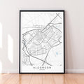 Alcorcón Map Print Illustration Alcorcón Spain Map Poster Wall Art Gift Unframed Print