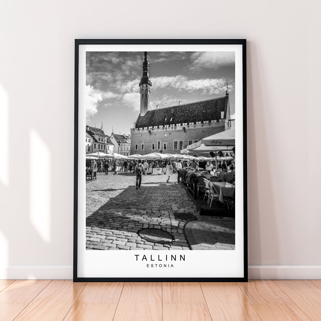 Tallinn Print Poster Town City Print Home Tallinn Estonia Poster Wall Decor