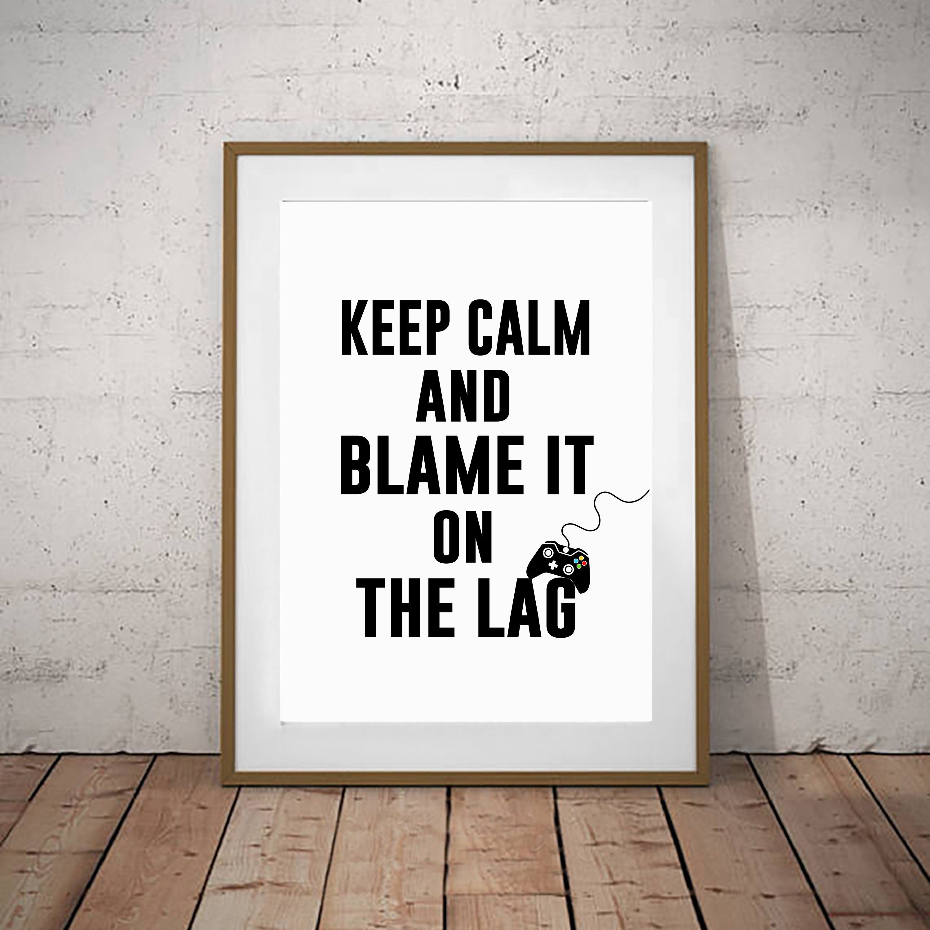 Set Of 6 Gaming Prints Posters Kids Children X Game Room Wall Art Decoration (6ER)