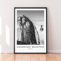 Sugarloaf Mountain Rio de Janeiro Brazil Travel Poster Minimalist Home Travel Mountain Poster Wall Decor