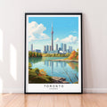 Toronto Illustration Print Toronto Canada Poster Gift Unframed Print