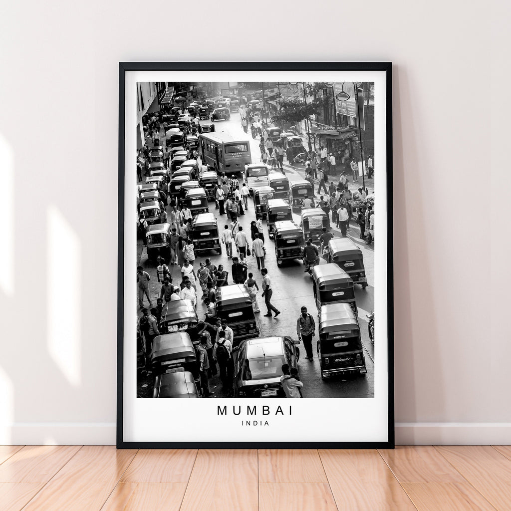 Mumbai City Print Picture Poster Print Minimalist Home Mumbai India Poster Wall Décor