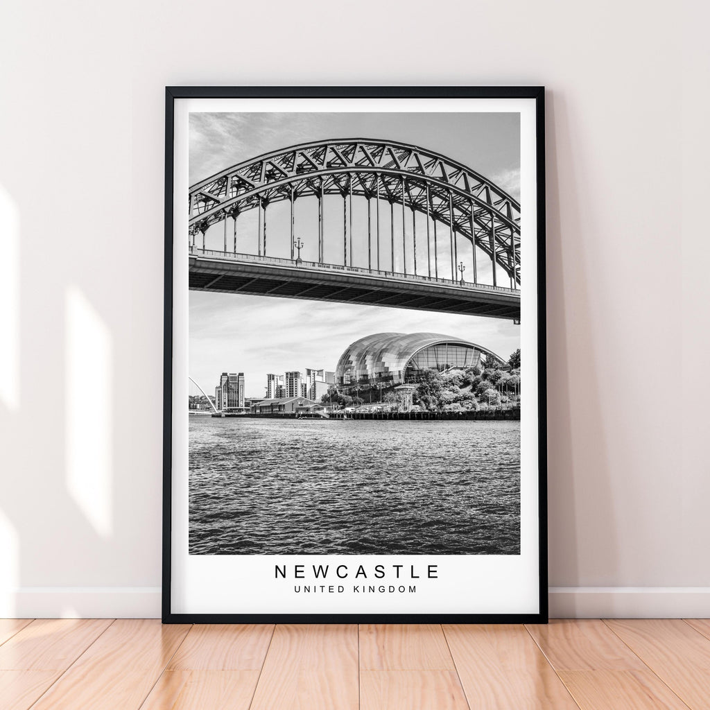 Newcastle Print Newcastle upon Tyne UK Poster Wall Art Gift Unframed Print