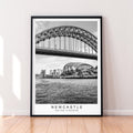 Newcastle Print Newcastle upon Tyne UK Poster Wall Art Gift Unframed Print