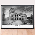 Rome Italy Print Poster Travel Poster Minimalist Travel Poster Wall Decor Art