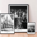 Shanghai City Print Poster China City Print Minimalist Home Shanghai Poster Wall Décor