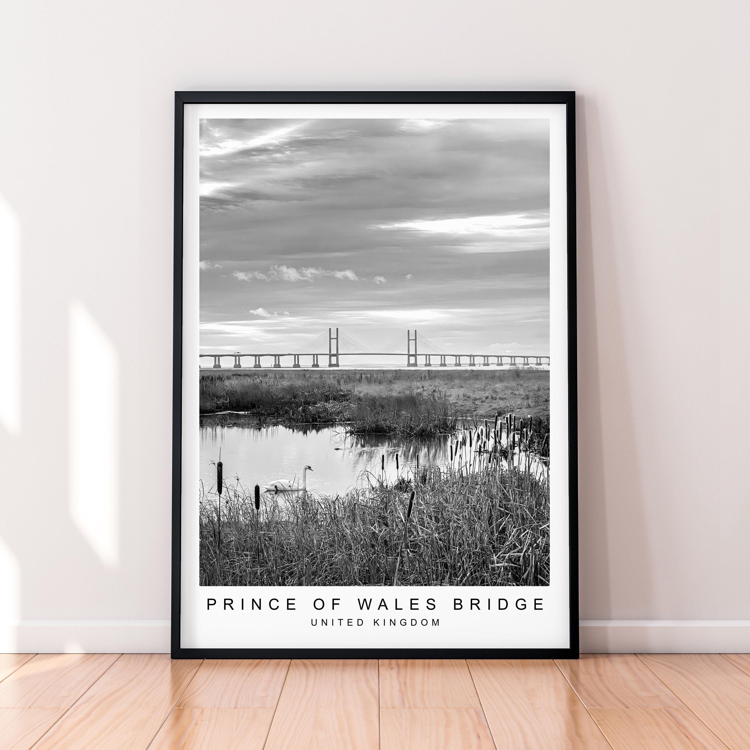 Prince of Wales Bridge with sawn Print Prince of Wales Bridge Poster Gift Unframed Print