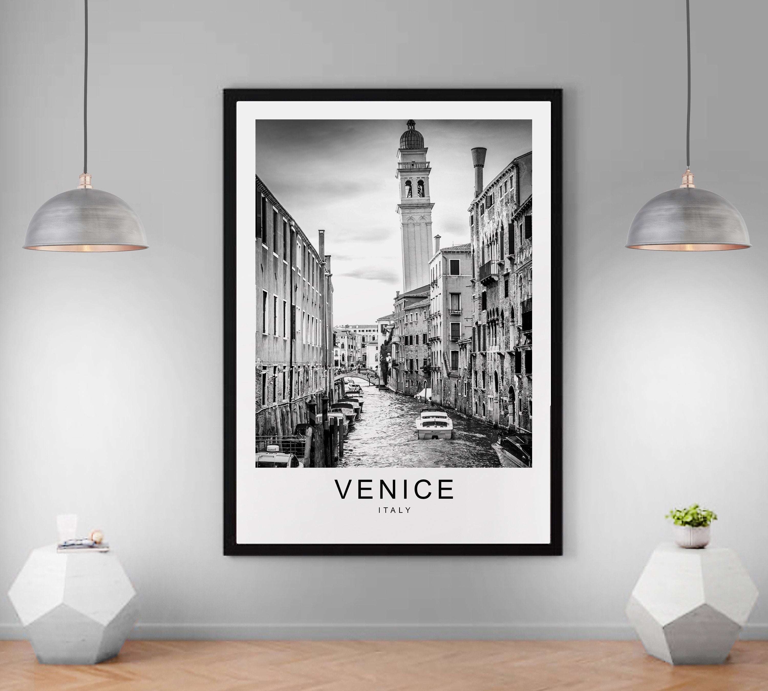 Venice Italy Print Minimalist Home Travel Poster Wall Decor