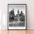 Old Man of Storr Isle of Skye Scotland Print Minimalist Home Travel Poster Wall Decor