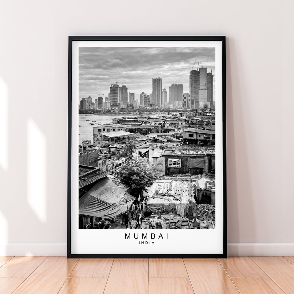 Mumbai City Print Picture Poster Print Minimalist Home Mumbai India Poster Wall Décor