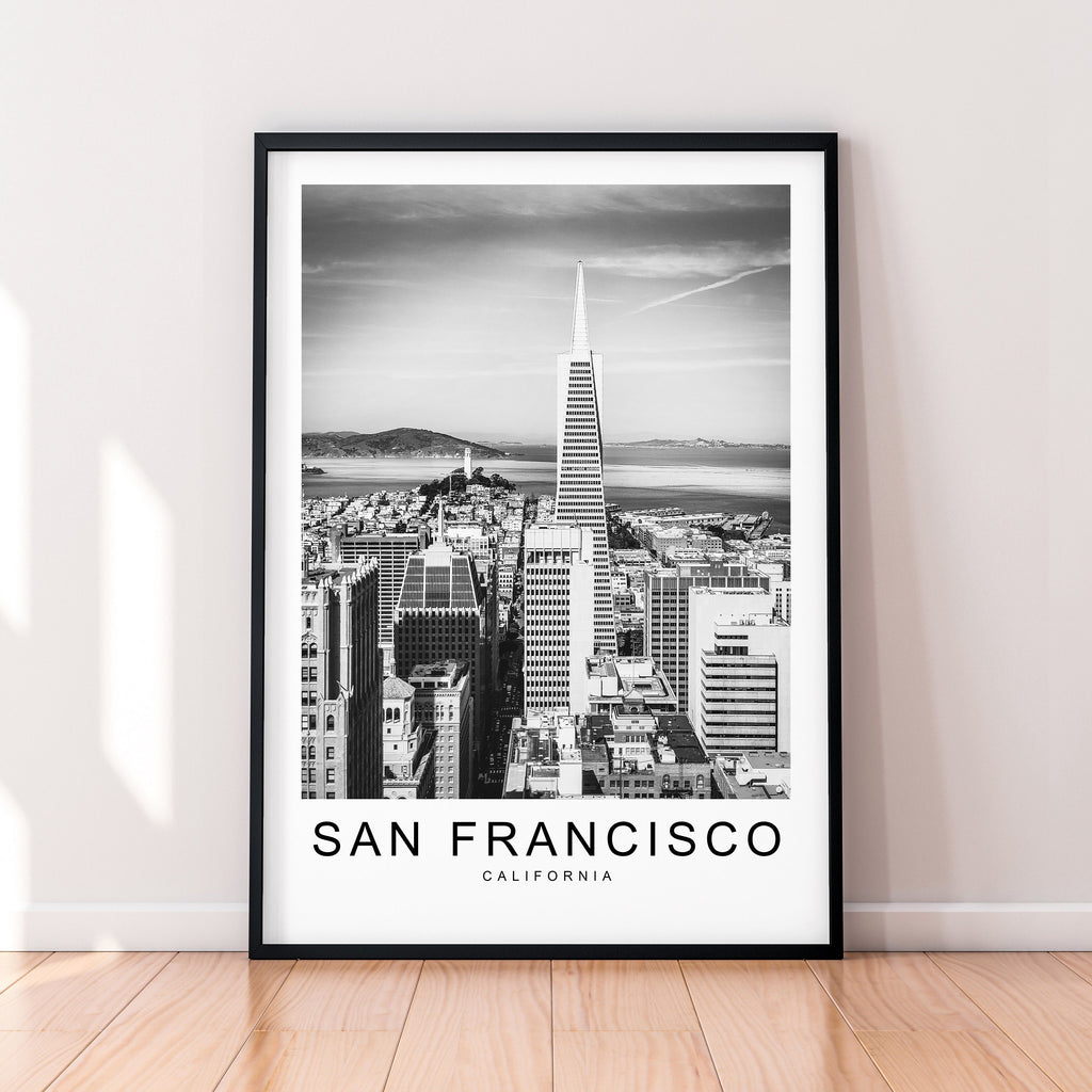 San Francisco California USA Print Minimalist Home Travel Poster Wall Decor