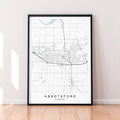 Abbotsford City Canada Map Print Poster Minimalist Home Abbotsford British Columbia Canada Map Poster Wall Art Decor