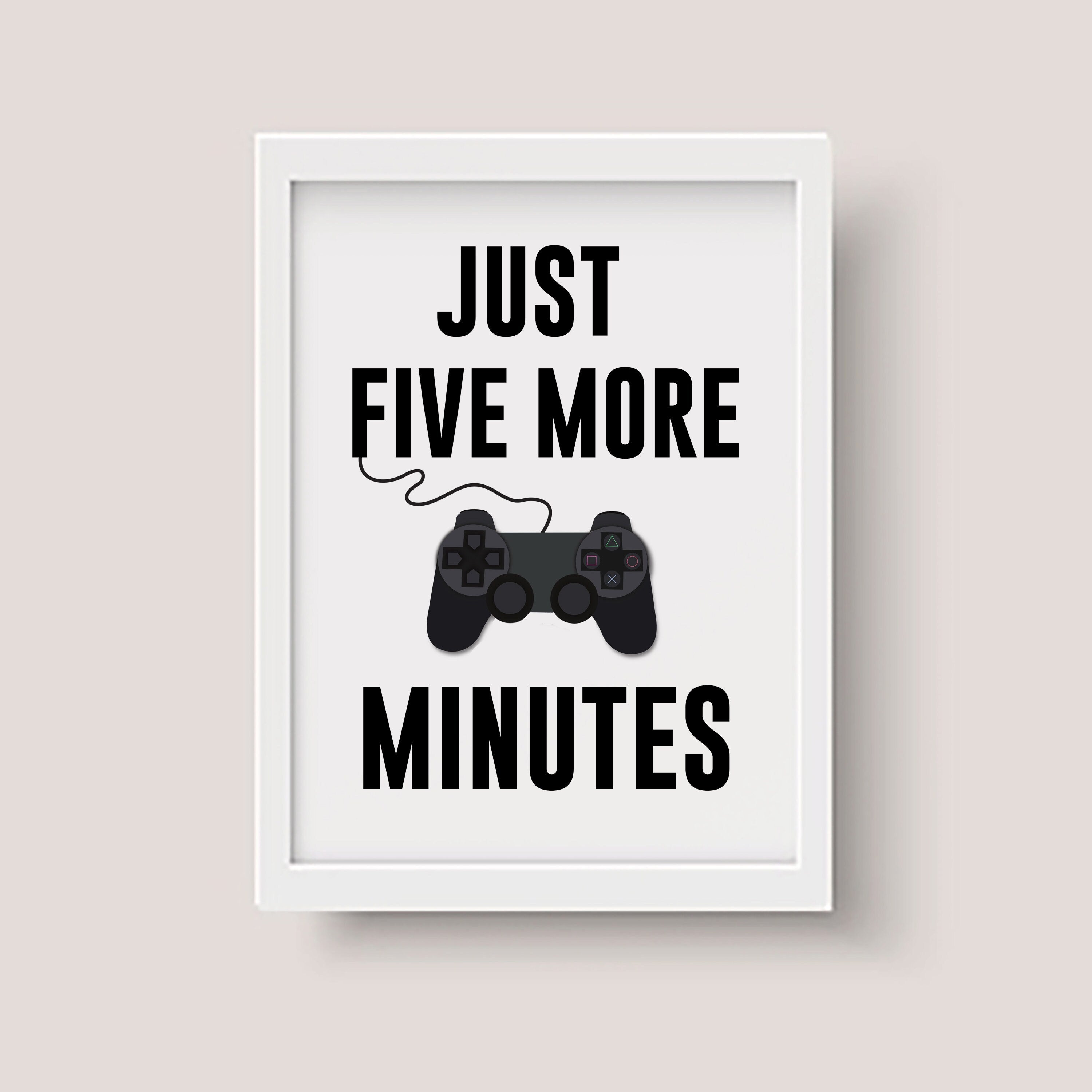 Set Of 4 Gaming Prints Posters Kids Children Play Game Room Wall Art Decoration