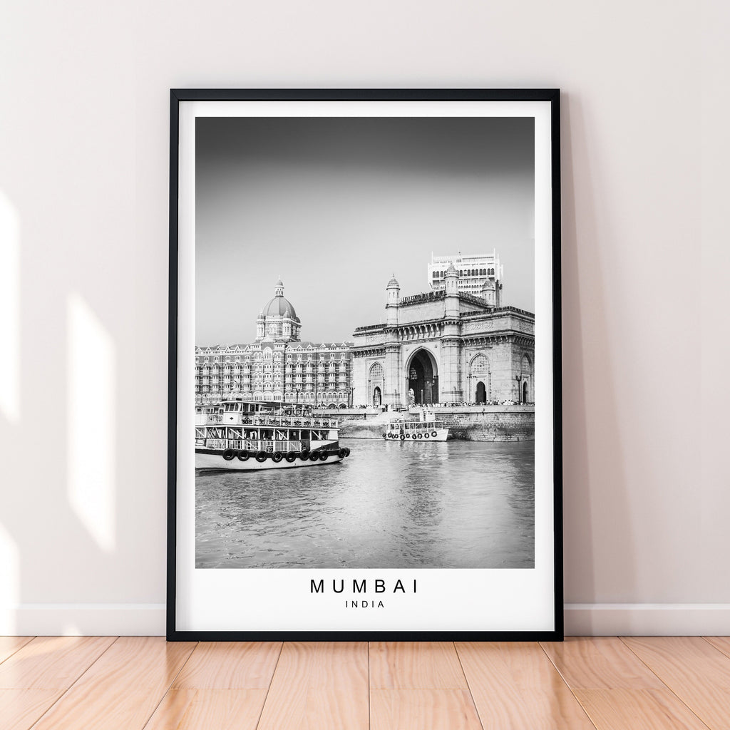 Mumbai City Print Picture Poster Print Minimalist Home Mumbai India Poster Wall Décor