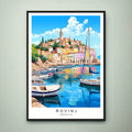 Rovinj Illustration Print Rovinj Croatia Poster Gift Unframed Print